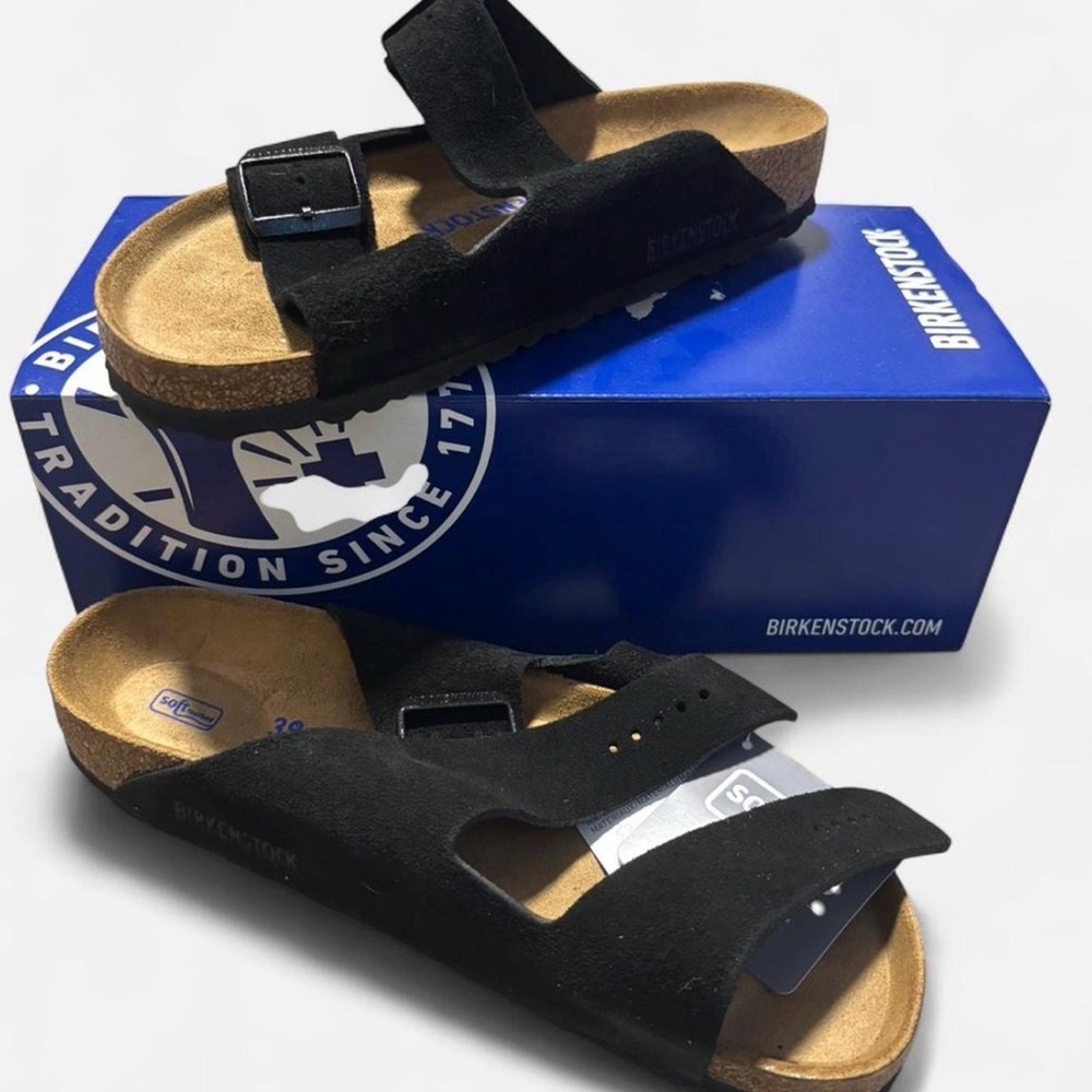 Birkenstock Arizona BS Black Suede Leather
